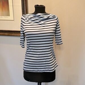 The limited blue stripped shirt XS